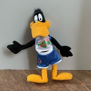 Warner Bros. Space Jam Daffy Duck Plush Vintage Retro Collectible 1996 McDonalds